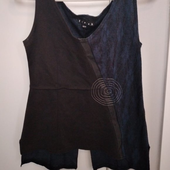 Goth Boho Patchwork Tank Top - Picture 3 of 7